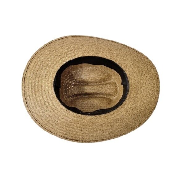 Boots and Saddle Straw Hat with Feather Band - Picture 5 of 6